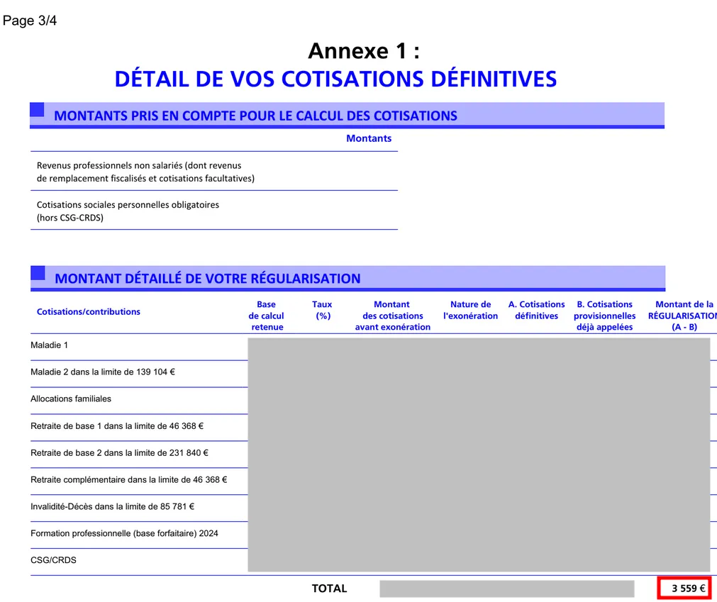 Régularisation N-1 CIPAV